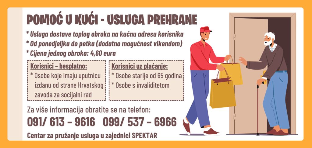 Pomoć u kući – usluga prehrane